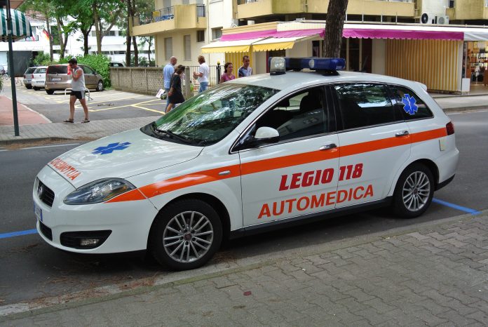 Jesolo,,Italy,,June,27,,2016:,Fiat,Croma,Medical,Emergency